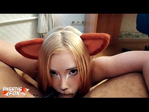 ❤️ Kitsune លេបទឹកមាត់ហើយច្របាច់ចូលមាត់នាង ️ សិច នៅពួកយើង